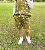 Bermudas URSULE kaki tie& dye LILOU