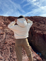 Pantalon Axel suedine camel