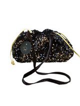 Sac Bourse Sequins Noir