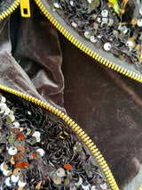 Sac Banane Sequins Noir