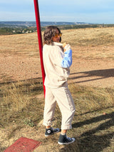 Pantalon Axel velours écru