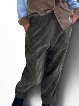 Pantalon Axel velours kaki