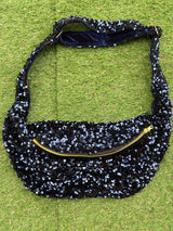 Banane Sequins Bleu marine