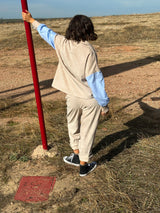 Pantalon Axel velours écru