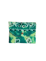 Porte Monnaie Bandana Vert/Orange