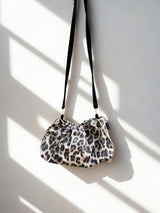 Sac Bourse Fauve /velours noir