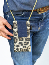 Étui Téléphone Fauve/Jeans