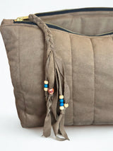 Pochette Eden Suédine Camel