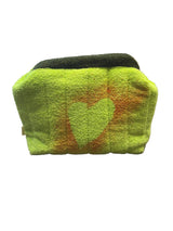 Pochette Nana éponge vert anis