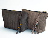 Pochette Eden Suédine Camel