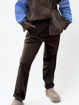 Pantalon Axel suedine kaki