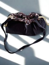 Sac Bourse Sequins Bronze