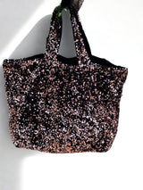 Cabas Sequins Bronze / Velours