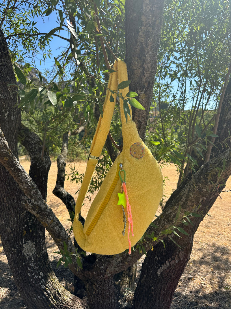Sac Banane matelassé éponge jaune