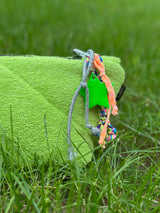 Pochette Océane Beach vert anis