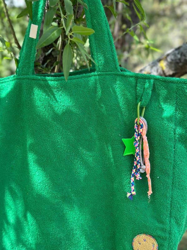 Cabas Clothilde XL Beach vert