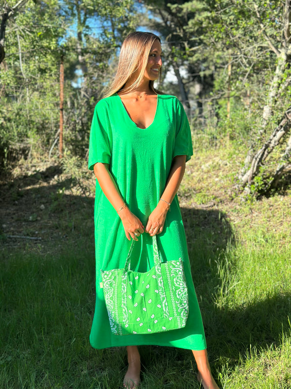 Robe Emma vert