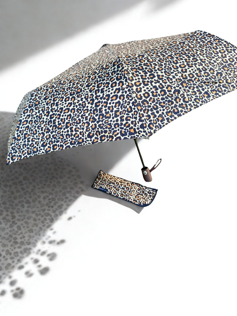 Parapluie Léopard fond écru