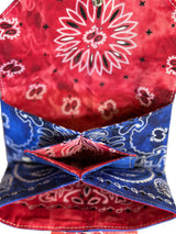 Portefeuille Bandana Bleu / Rouge