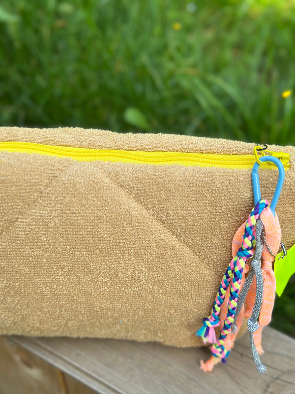 Pochette Océane Beach camel