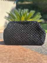pochette à sequins Nana big LILOU noire