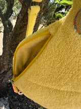 Sac Banane matelassé éponge jaune