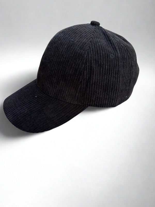 Casquette velours noire