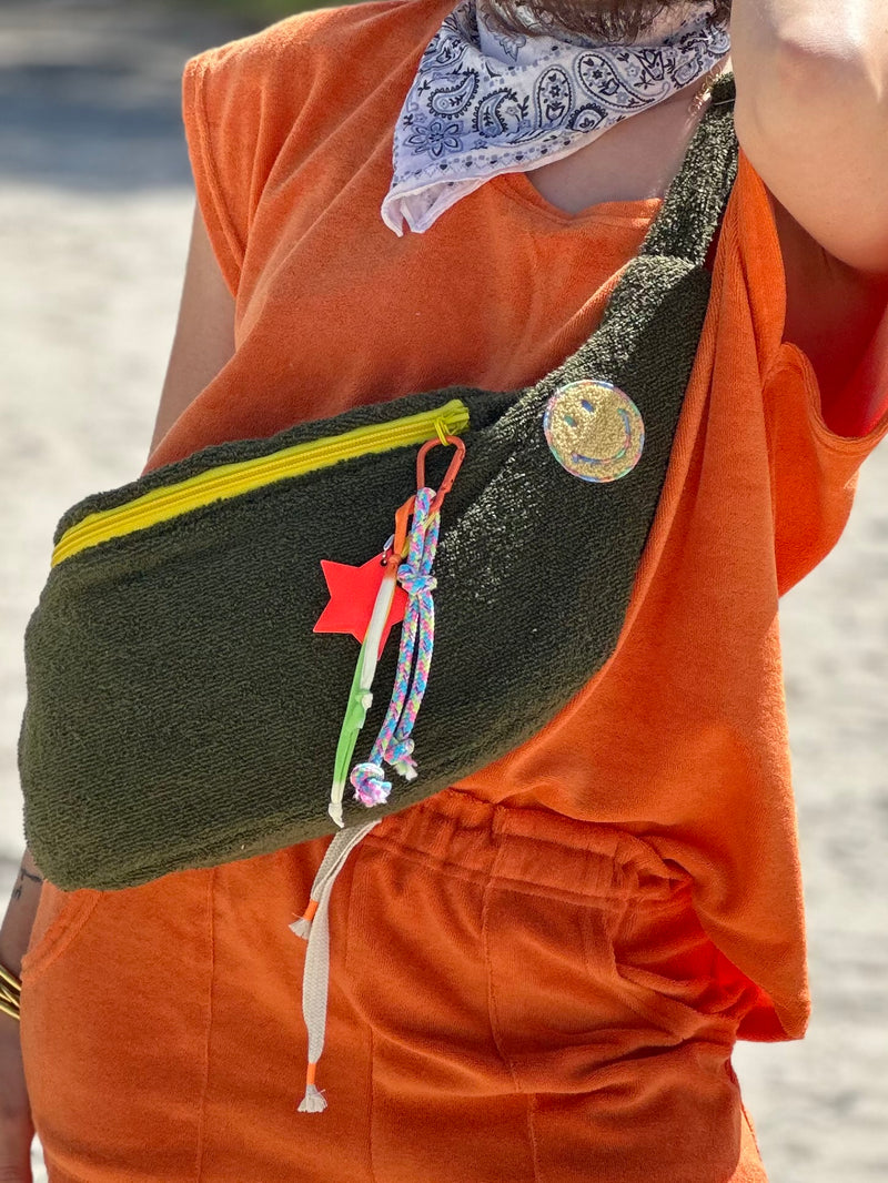 Sac Banane éponge kaki