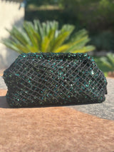 Pochette à sequins Nana big LILOU verte