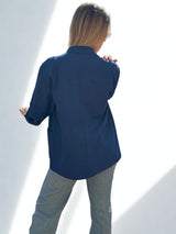 Veste Bleu de chine brodé