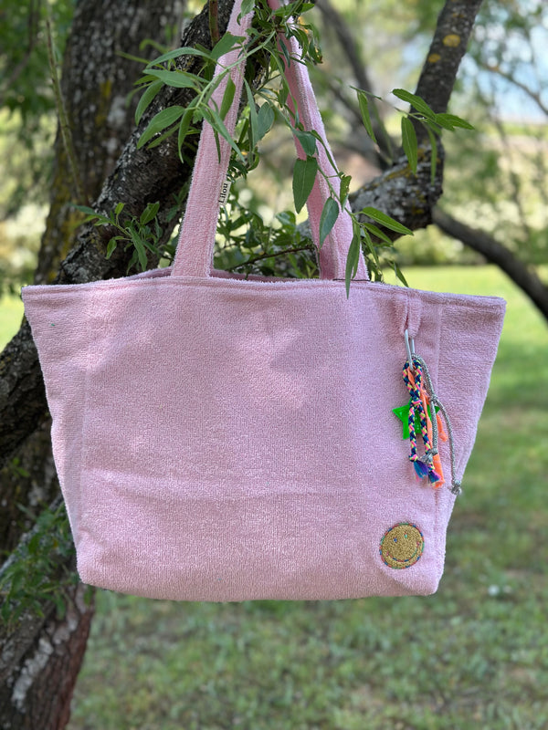 Cabas Clothilde Beach Rose pale