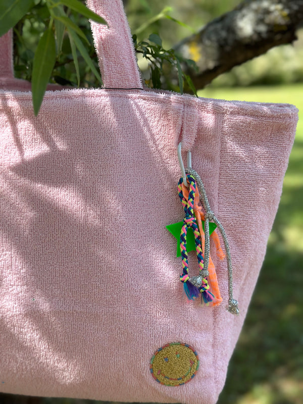 Cabas Clothilde Beach Rose pale