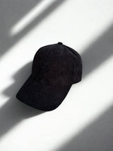 Casquette velours noire