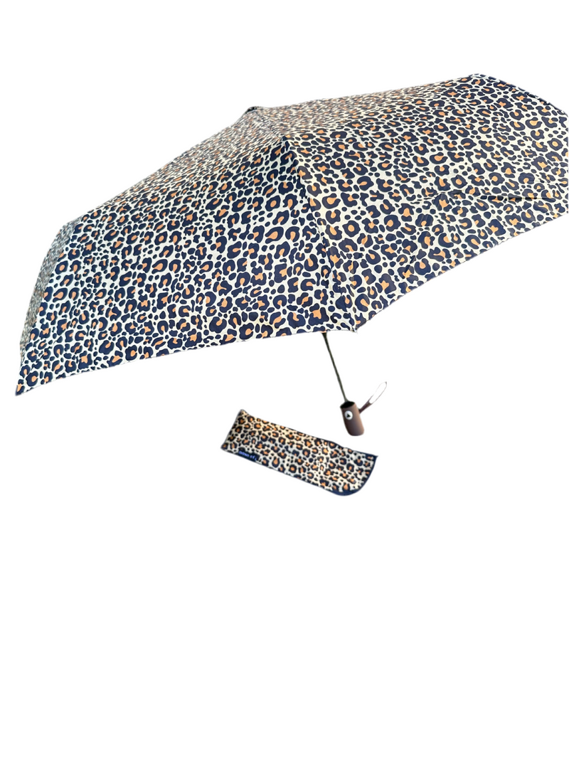 Parapluie Léopard fond beige