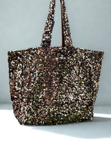 Cabas Sequins Or / Velours