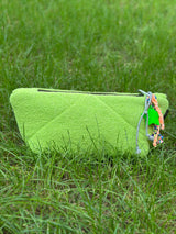 Pochette Océane Beach vert anis