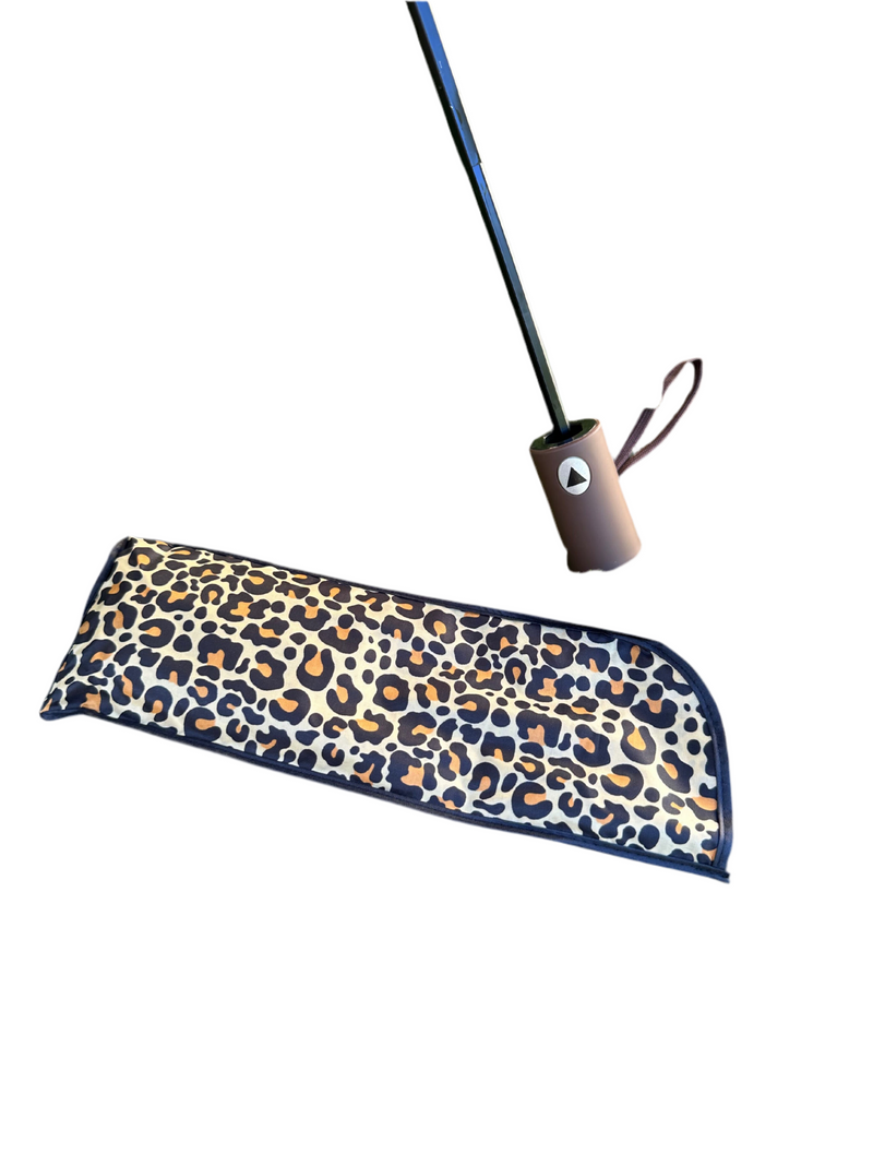 Parapluie Léopard fond beige