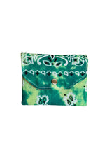 Porte Monnaie Bandana Vert /Orange