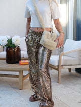 Pantalon Even Sequins Mordoré(Santorin)